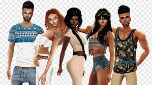 The goal in this game is to build connections, host other users, and never feel like you should be alone and bored. Imvu Virtual World Avatar Game Online Chat All Girls Tshirt Game Heroes Png Pngwing