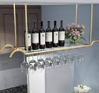 Amazon.com: XWZJY Modern Ceiling Hanging Wine Storage ...