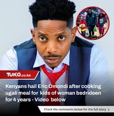 Millicent Maina who is bedridden has shared more than six serious  conditions that she is usffering from and when Eric Mondi visited her, he  had to help out with chores