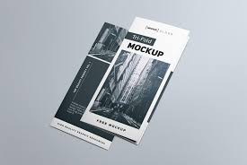 A brochure can be great for branding, as well as to offer special deals and offers. Realistic Tri Fold Brochure Mockup Mockup Hunt