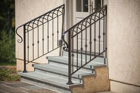Exterior stair part deck stair railings. Exterior Railings Compass Iron Works