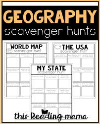 The festival is held around the building and the backyard. Printable Geography Scavenger Hunts This Reading Mama