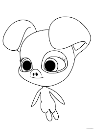 Print Daizzi Kwami Coloring Pages Drawings Ladybug Coloring Page Miraculous Ladybug