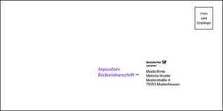 Als nächstes speichere die version unter deinen vorlagen. Antwortkuvert Ruckumschlag Schnelle Bestellung Hier