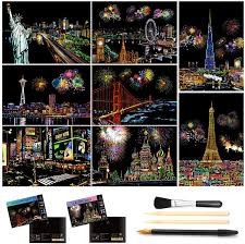 Be sure to verify the color code on your vehicle. Amazon Com Scratch Painting Scratch Art Rainbow Paper A4 For Adults And Kids Diy Art Craft Night View Scratchboard With 4 Tools 8 Pcs 11 6 X 8 3 Inches North America Scenery