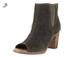 Toms Womens Majorca Peep Toe Tarmac Olive Casual Shoe 9 5 Women Us Toms Sneakers For Women Amazon Partner Perforated Boots Toms Shoes Outfits Toms Sneakers