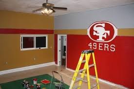 Agape Love Designs 49ers Game Room 49ers Bedroom Ideas 49ers Room Game Room