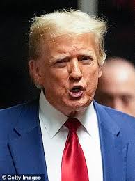 Donald Trump beats Michelle Obama in a hypothetical 2024 election matchup  by 47 points to 44, according to Daily Mail poll