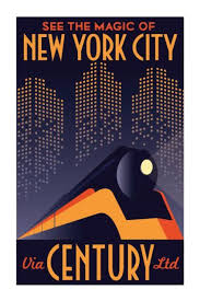 The City That Never Sleeps Art Deco Posters Art Deco Artwork Art Deco Illustration