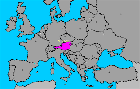 Pays montagneux, il est entouré, dans le sens des aiguilles d'une montre, par l'allemagne et la tchéquie au nord. Autriche Sur La Carte De L Europe Compartir Carta