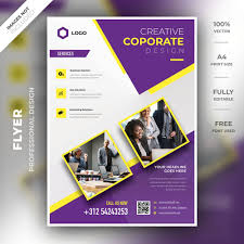 Business Flyer Template Corporate Template Photoshop Psd Business Flyer A4 By Shubhamarts On Etsy Flyer Flyer Design Templates Business Flyer Templates