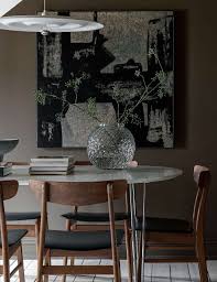 Gorgeous Dark Brown Interior Vardagsrum Inspiration Inredning Vardagsrum