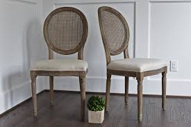 Charlie French Country Cane Back Dining Chairs Set Of 2 Edloe Finch Furniture Co
