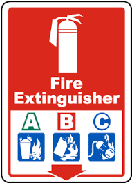 Fire Extinguisher A B C Sign A5318 By Safetysign Com Afo fire ball is an abc class fire extinguisher that can easily fight a small fire.
