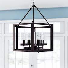 Liberty Street 4 Light Lantern Pendant Joss Main Lantern Lights Geometric Chandelier Schoolhouse Pendant Lights
