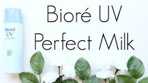 Antes os cuidados eram direcionados à pele do corpo; Review Biore Uv Perfect Milk Youtube