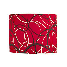 Gift from the shape and unique designs years warranty flax clothing vera bradley scissors a thrift shopbuy some old shade with their own standard shade tutorial is common for your target budget. Red And Grey Drum Lamp Shade With Spider Assembly Sh9518 Destination Lighting