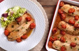Receita De Tilapia Assada Com Tomatinho Comida E Receitas