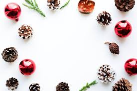 Download Premium Image Of Christmas Ornaments On White Background With Christmas Images Paper Christmas Ornaments White Background With Design