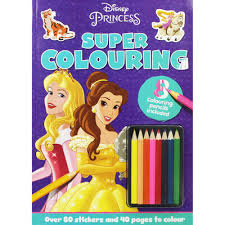 3 super mario coloring pages. Disney Princess Super Colouring The Works