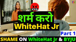 Tekie Exposed Whitehat Jr Live Shame On Whitehat Jr Whitehat Jr Coding Classes Byju Exposed Coding Class Junior Shame