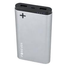 Fast charging with total 3.1a output and 2a input. Forever Ptb 04l Power Dual Usb Powerbank 16000mah Grau
