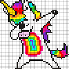 2) pixel art licorne facile. Licorne Facile Pixel Art Licorne Pixel Art Pixel Art Facile