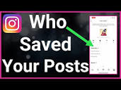 Can You See Who Saved Your Instagram Posts - YouTube