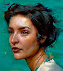 Demo from a while back from my online class at the New York Academy of Art.  Finally starting to get the same iridescence in my oil paintings as my  digital paintings. Thanks