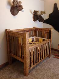 Pin By Cody Liggett On Reclaimed To Do Projects Rustic Baby Cribs Baby Crib Diy Wooden Baby Crib