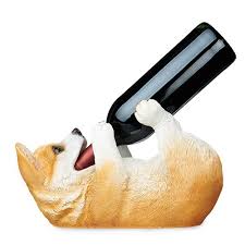 Check out our corgi wine glass selection for the very best in unique or custom, handmade pieces from our wine glasses shops. Corgi Wine Bottle Holder By True