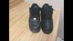 Black w/ black soles model and color code: How To Clean Black Air Force 1 Youtube