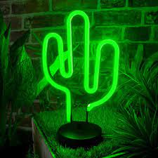 Long life span of 50,000 hours. Led Neon Cactus Light