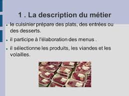 Check spelling or type a new query. Fiche Metier Le Cuisinier Ppt Video Online Telecharger
