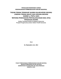 Yang lain berkomentar sebaliknya, itu bukan politisasi agama lalu apa ini berarti agama bisa diperjualbelikan asal bukan untuk yang tsaman qalîl? Https Www Bphn Go Id Data Documents Tindak Pidana Thd Agama Dlm Kuhp Pdf
