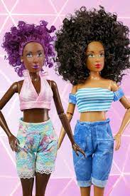 Black Doll With Natural Hair Curly Hair Dolls Lynette Mia Natural Hair Styles Curly Hair Styles Curly Hair Dolls
