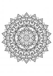 Mais c'est surtout un concept graphique, qui consiste à reproduire des motifs. Mandala Gratuit Tete Loup Coloriage Mandalas Coloriages Pour Enfants