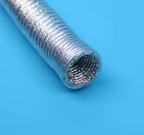 Bending -40c~250c Aluminum Foil Corrugated Conduit Pipe