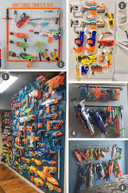 Build this gun storage idea. Very Best Toy Storage Organization Ideas For Your Kids Playroom Beyond