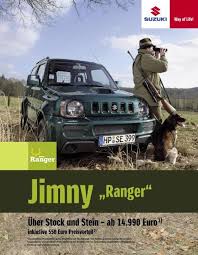 So kann man das letzte modell des kultautos von suzuki beschreiben. Technische Daten Jimny Limousine Ranger Suzuki