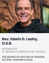 Our Headmaster Fr. Edwin will be...