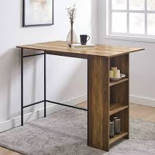 48 Counter Height Drop Leaf Table With Storage Saracina Home In 2020 Saracina Home Drop Leaf Table Dining Table With Storage