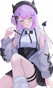 nolc, hololive, tokoyami towa, tokoyami towa (jirai kei), 1girl - Anime R34