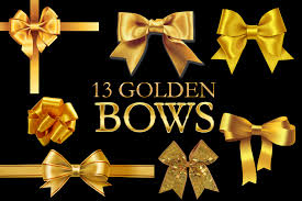 How big is a buffalo check christmas ribbon? 13 Gold Bow Clipart Christmas Ribbon Gift Ribbon Golden Bow Filtergrade