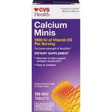 Calcium is an essential mineral for strong teeth and bones. Cvs Health Calcium Plus Minerals Vitamin D3 Mini Tablets 150ct Cvs Pharmacy