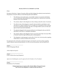 Authorization letter sample fresh to business template authorisation. Delegation Of Authority Letter Date