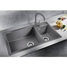 Big, white, workhorse style porcelain sinks have always been my favorites. Blanco Metra 9 1513269 Metra Built In Sink Cm 86 X 50 Silgranit White Vieffetrade