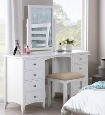 How To Choose A Dressing Table That Is Right For Your Bedroom White Dressing Tables White Bedside Table White Bedroom Furniture