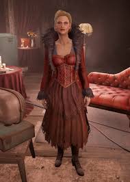 This outfit can be bought from one of the vendors in the whitespring resort. Feathered Dress Fallout Wiki Fandom
