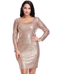 Lookbookstore Women S Plus Size Champagne Sequin Party Cl Https Www Amazon Com Dp B01m1s Short Bodycon Dress Sequin Cocktail Dress Plus Size Party Dresses